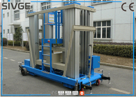 Reliable 20 M Aluminum Work Platform Self - Propelled For Shopping Centers