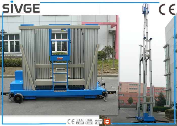 Reliable 20 M Aluminum Work Platform Self - Propelled For Shopping Centers